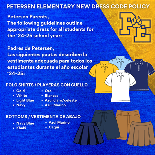 Petersen Dress Code Policy